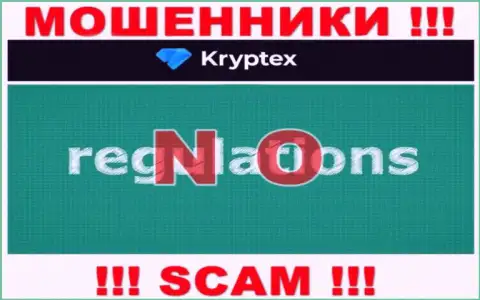 Компания Kryptex Org действует без регулятора - это еще одни мошенники