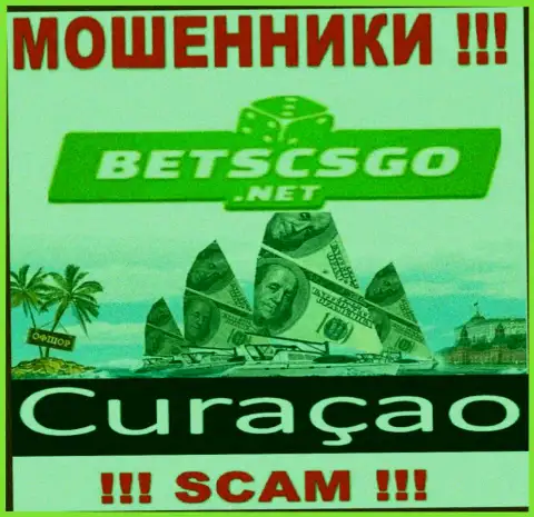 Бетс КС ГО - это мошенники, имеют офшорную регистрацию на территории Curacao
