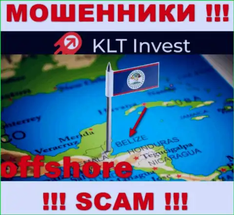 KLT Invest беспрепятственно лишают средств, так как находятся на территории - Belize