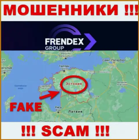 На сайте FrendeX вся информация касательно юрисдикции неправдивая - 100% мошенники !!!