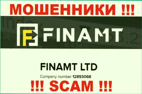 Finamt Com - это МАХИНАТОРЫ, а принадлежат они Finamt LTD