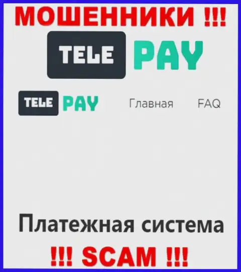Основная деятельность TelePay это Платежная система, будьте очень бдительны, действуют неправомерно