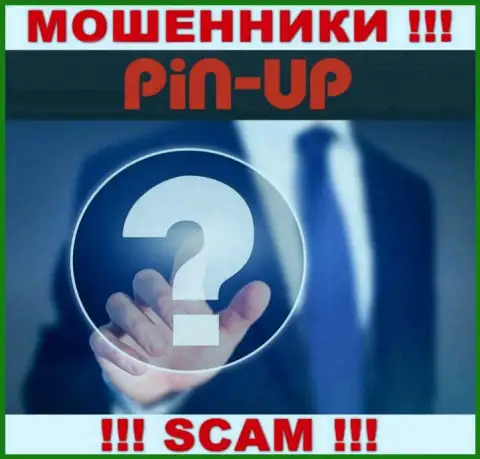 Не взаимодействуйте с internet-махинаторами Pin Up Casino - нет информации о их руководителях