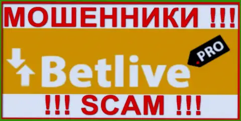 Логотип МОШЕННИКА BetLive