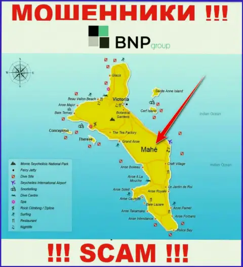 BNPLtd Net базируются на территории - Mahe, Seychelles, избегайте совместного сотрудничества с ними