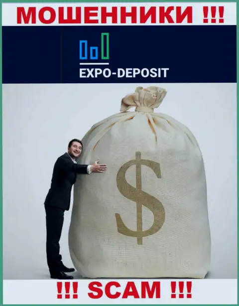Невозможно вывести деньги из Expo-Depo, именно поэтому ни рубля дополнительно отправлять не надо