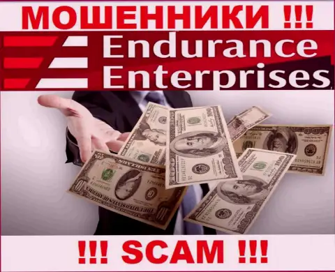 Endurance Enterprises заманивают к себе в контору обманными методами, будьте крайне осторожны