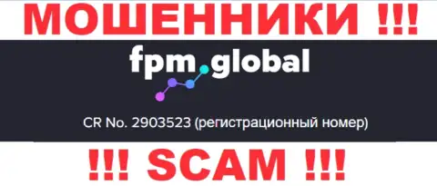 В сети Интернет орудуют махинаторы FPM Global ! Их регистрационный номер: 2903523