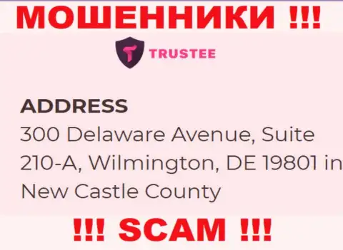 Организация TrusteeGlobal Com находится в оффшоре по адресу 300 Delaware Avenue, Suite 210-A, Wilmington, DE 19801 in New Castle County, USA - однозначно лохотронщики !!!