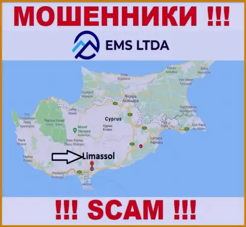 Жулики EMS LTDA пустили свои корни на офшорной территории - Limassol, Cyprus