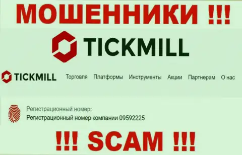Наличие номера регистрации у Tickmill Group (09592225) не говорит о том что организация порядочная
